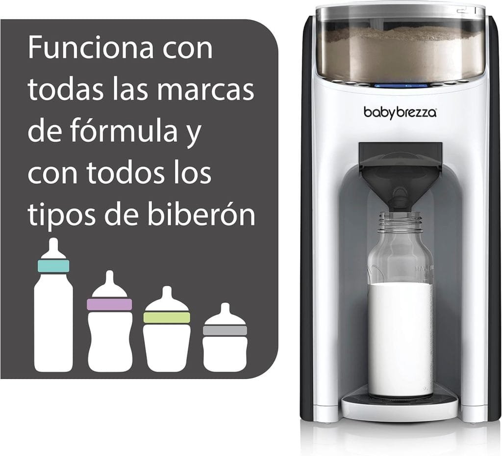 a baby bottle in a machine